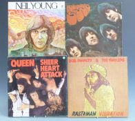 Approximately 70 albums including Neil Young, Bob Dylan, Queen, Fleetwood Mac, The Beatles etc