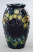 Moorcroft vase decorated in the Finches pattern, H11cm