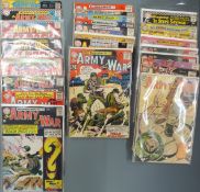 Twenty-four DC comics Our Army At War comprising 27, 39, 54, 91 x2, 109, 111, 114, 125, 129, 131,