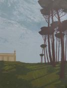Robert K Meyrick limited edition 1/12, screen print 'Villa Doria Pamphili, Roma' dated 1982, 66 x