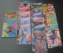 Twenty-three Marvel Comics Daredevil comprising UK 178, 180-184, 25th anniversary 229-233 x2, 234-
