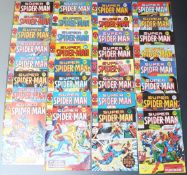 Marvel Super Spider-Man comics comprising 254-305, 307, 308 and 310