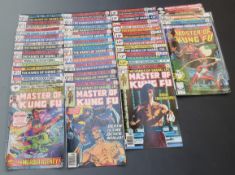 Thirty-four Marvel Comics The Hands Of Shang-Chi comprising 40, 47-56, 58-76, 94, 95, 100, 115 and