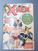 Marvel comic X-Men #3, The X-Men Battle The Blob, Beware Of The Blob, 1964.