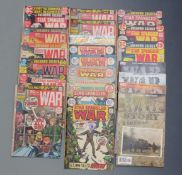 Eighteen DC Comics comprising Star Spangled War 158 x3, 159-162, 164-166, 168, 179, 182, 184, 185,