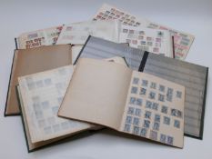 Seven stockbooks of all-world stamps including early issues, principally USA and European