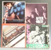 Approximately 100 albums including Elvis Presley, The Rolling Stones etc, some in Quad