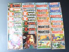 Thirty-four DC comics comprising DC Special 2 x4, 3, 4 x3 and 5 x3, Wanted 1-8 x2, 9 and 14 x2 and