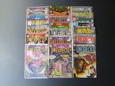 Twenty-one DC comics Unexpected comprising 24, 44, 45, 48, 50, 56, 59, 74, 83, 90, 98, 103, 105,