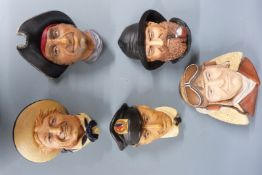 Five Bossons plaques and a statue