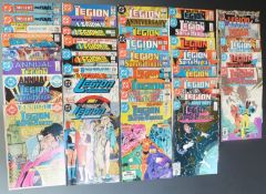 Thirty-seven DC Comics Legion of Super-Heroes comprising Annual 2, 3 and 4 and 1 x2, 2, 3 x2, 8, 12,