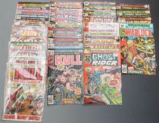 Thirty-four Marvel comics comprising Kull The Conqueror 5 x2, 7-12, 15, 18, 20, 21, 28 and 29, The