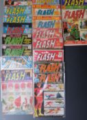 Eighteen DC Comics The Flash comprising Giant 4, 9, 160 x2, 169, 187 x2 and 205 x3, Giant Annual