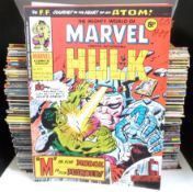 A run of two-hundred-and-fifty-five Marvel Comics The Mighty World of Marvel Starring The Incredible