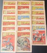 Twenty-one Hotspur comics comprising 953-958, 961, 962, 964, 965, 967-972, 974, 975, 977 and 978.