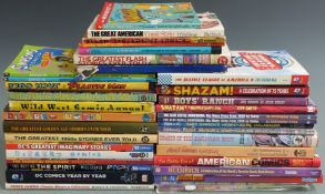 Thirty-eight DC and similar comic books including Shazam!, The DC Annual, Jack Cole and Plastic Man,