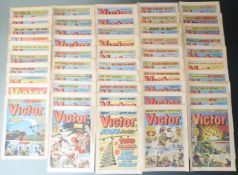 Fifty-six Victor comics comprising 836, 840-842, 844-858, 864-880, 884-896, 898-906, 908 and 909.