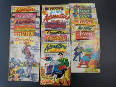 Nineteen DC Comics comprising Detective Comics 307 and 346, Adventure Comics 316, 317, 321, 323,