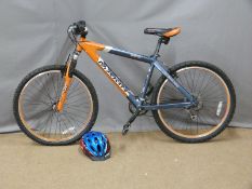 Marin Quake 7.0 mountain bike with MET helmet