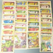 Thirty-three The Incredible Hulk Weekly comics comprising 1-20, 22-25, 28, 32, 36, 43-45, 49, 50 and