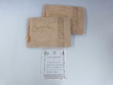 Two photograph albums, the first entitled 'Holiday in Holland and Germany, 1935' including photos of