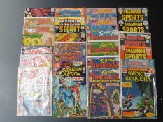 DC comics comprising Hot Wheels 1, 3 and 6, The Adventures of Rex 17, Captain Action 1 x2, 2, 3