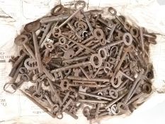 A collection of mainly 19thC keys