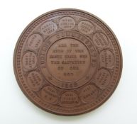 Victorian Church Missionary Society commemorative Jubilee medal 1848, designed by B Wyon, D58.2mm