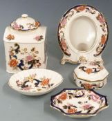 A collection of Masons Mandalay including photograph frame etc, tallest 19cm