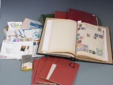 Four albums of all world stamps including early issues, China etc together with first day covers,