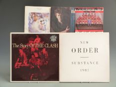 Approximately 40 albums including The Beatles (five black/silver), Bruce Springsteen, New Order, The