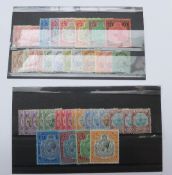 Bermuda mint stamps. 1906-10 1/4d-4d. 1910-25 1/4d-1s. 1918-22 2s-£1. 1924-32 2s-12s 6d.