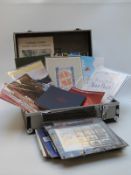 A collection of mint unused GB QEII year collection packs 1971-2015, in flight/attache case