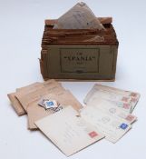 An expanding folder of stamps, loose and on covers - GB, Sweden and Germany including GB 1870-79 ½