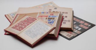 Four stockbooks of mint and used GB stamps, Victoria-QEII