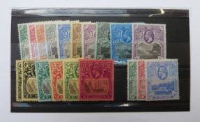 St Helena mint stamps. 1884-94 1/2d-1s surcharges. 1912-16 1/2d-3s. 1922 1d-3d. 1922-37 4d-£1.