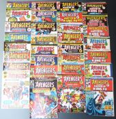 A near complete run of Marvel comics UK weekly issue The Avengers 1-148 (11, 12, 16, 17, 26, 36, 38,