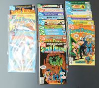 DC Comics The Super Friends comprising 2, 10, 13, 17, 22x2, 26, 28, 29, 34x2, 38-47.