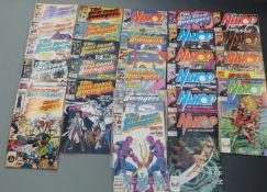 Thirty-one Marvel comics comprising The West Coast Avengers 2, 4, 11, 15, 19-27 and 42-47 and