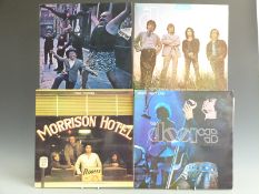 The Doors - four albums including Strange Days (EKS 74014) record appears Good, cover Ex with inner,