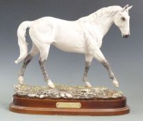 Royal Doulton Desert Orchid DA134 limited edition model by Graham Tongue, with stand, H32cm