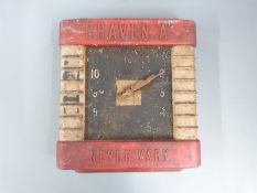 Smiths Craven 'A' advertising wall clock, width 33cm