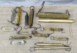 Large collection of mainly Salter spring balance scales