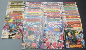 Run of twenty-five Marvel Comics Howard The Duck 1-26 (#3 missing)