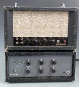 RSC Bass Regent valve amplifier together with a 'Max Amp' 100