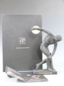 London 2012 Olympiad figurine by Wedgwood, in original box, H27cm