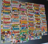 Fifty-one Marvel Comics The Avengers comprising 109, 153, 155-157, 160-162, 163 x2, 164-173, 175-