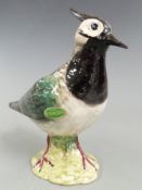 Beswick figure of a Lapwing, H13cm