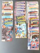 Thirty-three DC comics Superman comprising 48, 50, 74, 84, 86, 282, 288 and 289, Radio Shack x4,
