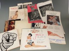 Folio of 1950s / 60s Bristol, Bath and Keynsham interest glamour calendars and gallery booklets